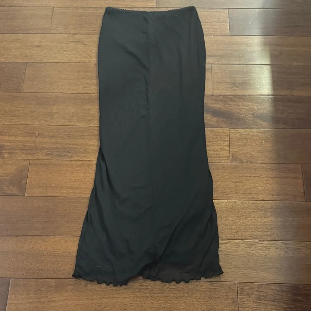 Forever 21 Vintage Black Slip Skirt